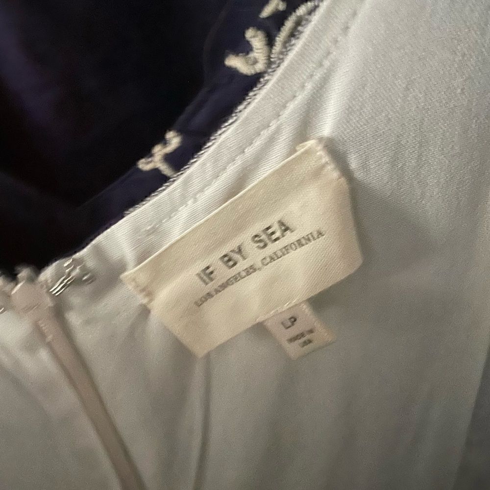 If By Sea blue plaid jumpsuit - Picture 4 of 5